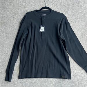 Filson Charcoal Long Sleeve Henley